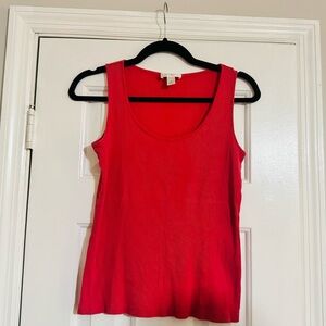 👑 MEDIUM LOFT Vibrant Red Tank Top by